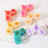 PLUMERIA FLOWER LARGE HAIR CLAW ELEGANT UPDO CLIP_CWAHA1064