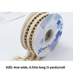 HEMP ROPE LACE DIY FABRIC DECORATIVE RIBBON_CWMM5751