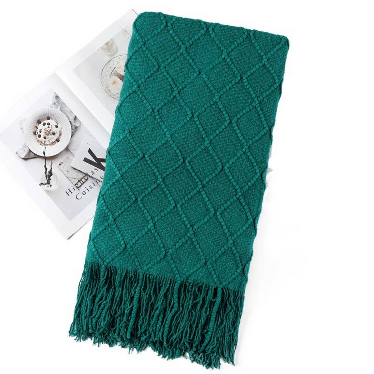 SOFT SOFA COUCH COVER DECORATIVE KNITTED BLANKE_CWMM0218