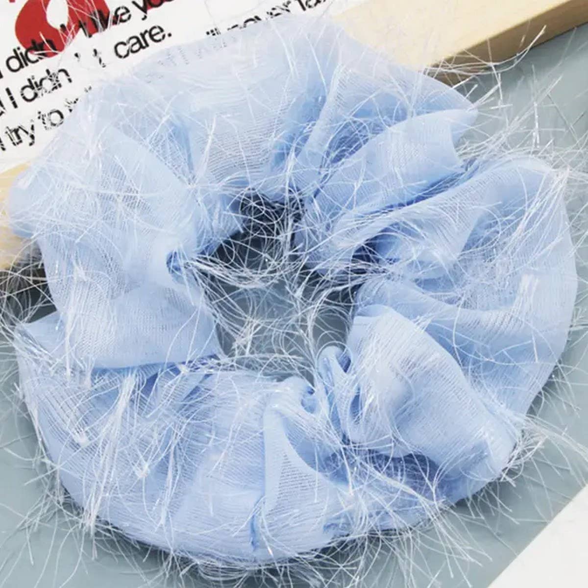 FASHION TASSELS SOLID COLOR SCRUNCHIE_CWAHA0180