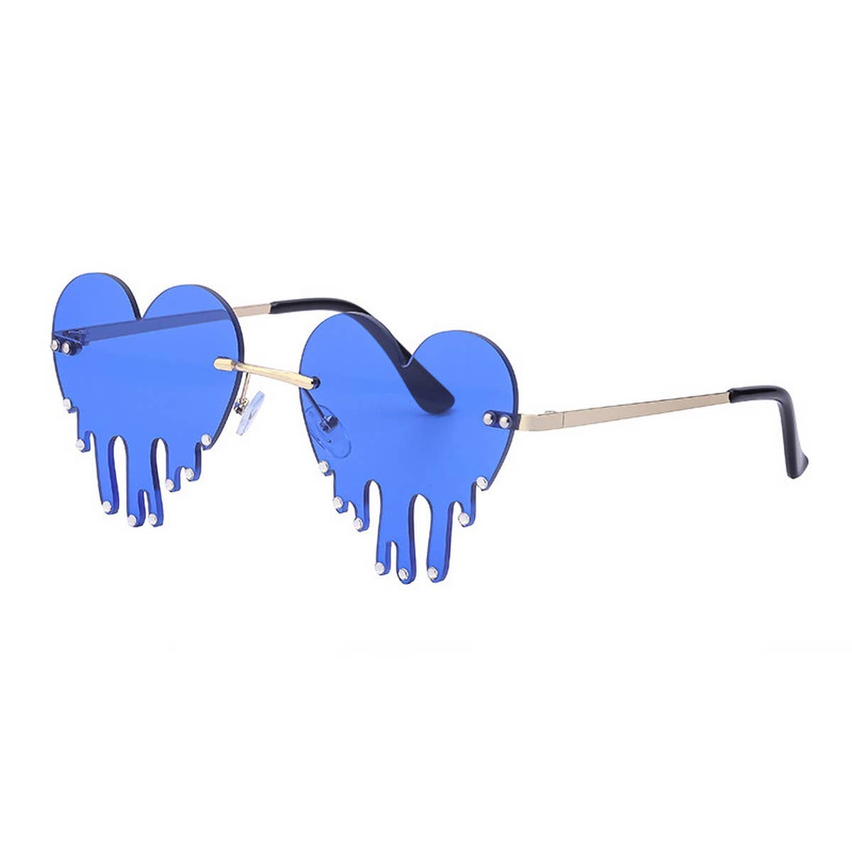 FASHIONABLE DIAMOND MELTING HEART SUNGLASSES_CWASG0709