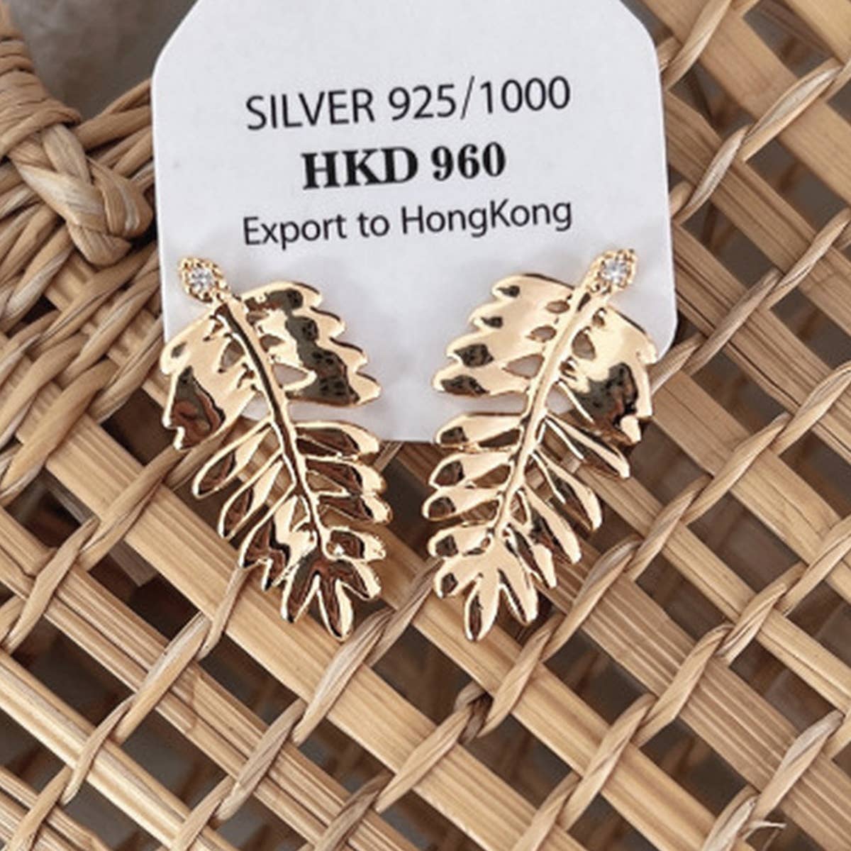 ADVANCED TREE LEAF EARRINGS AND EARRINGS_CWAJE1447