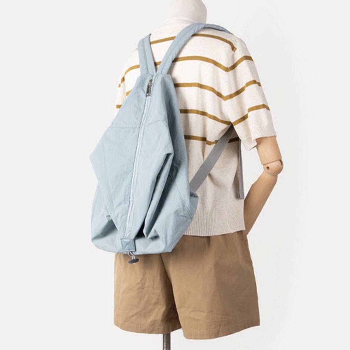 SUMMER MINIMALIST NYLON BACKPACK IRREGULAR DESIGN_CWAB1121