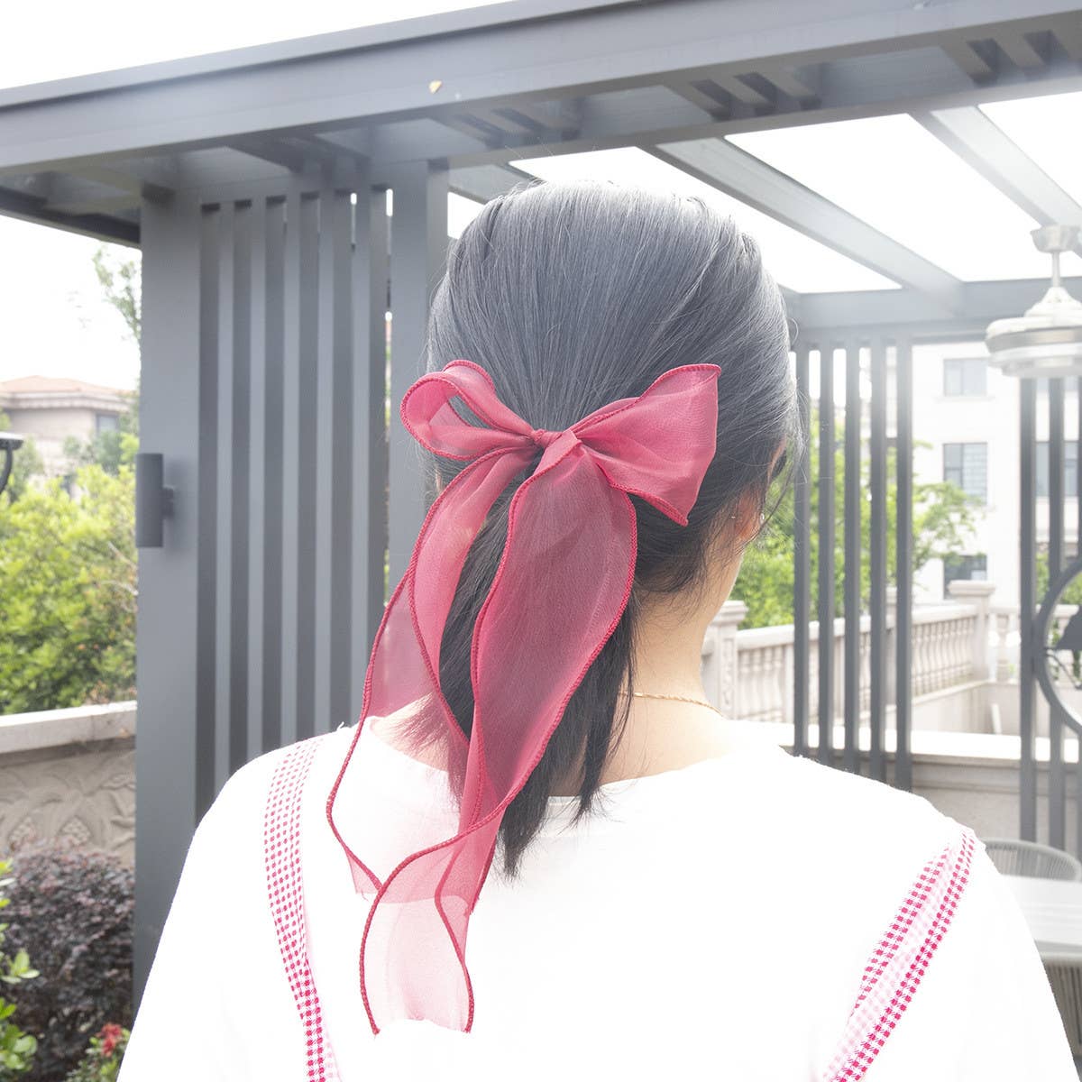 NEW BOW HEADBAND RIBBON HAIR TIE_CWAHA0867
