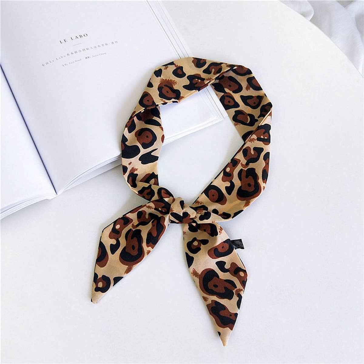 Cwasc2381_New Binding Bag Leopard Print Scarf