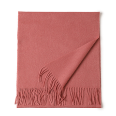 Unisex Wool Scarf Soft Solid Color With Tassels_Cwasc2707