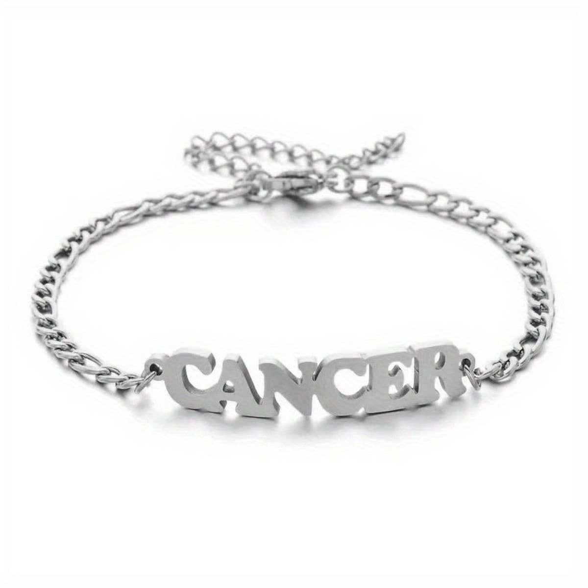 NEW STAINLESS STEEL ZODIAC PENDANT BRACELET_CWMM2716