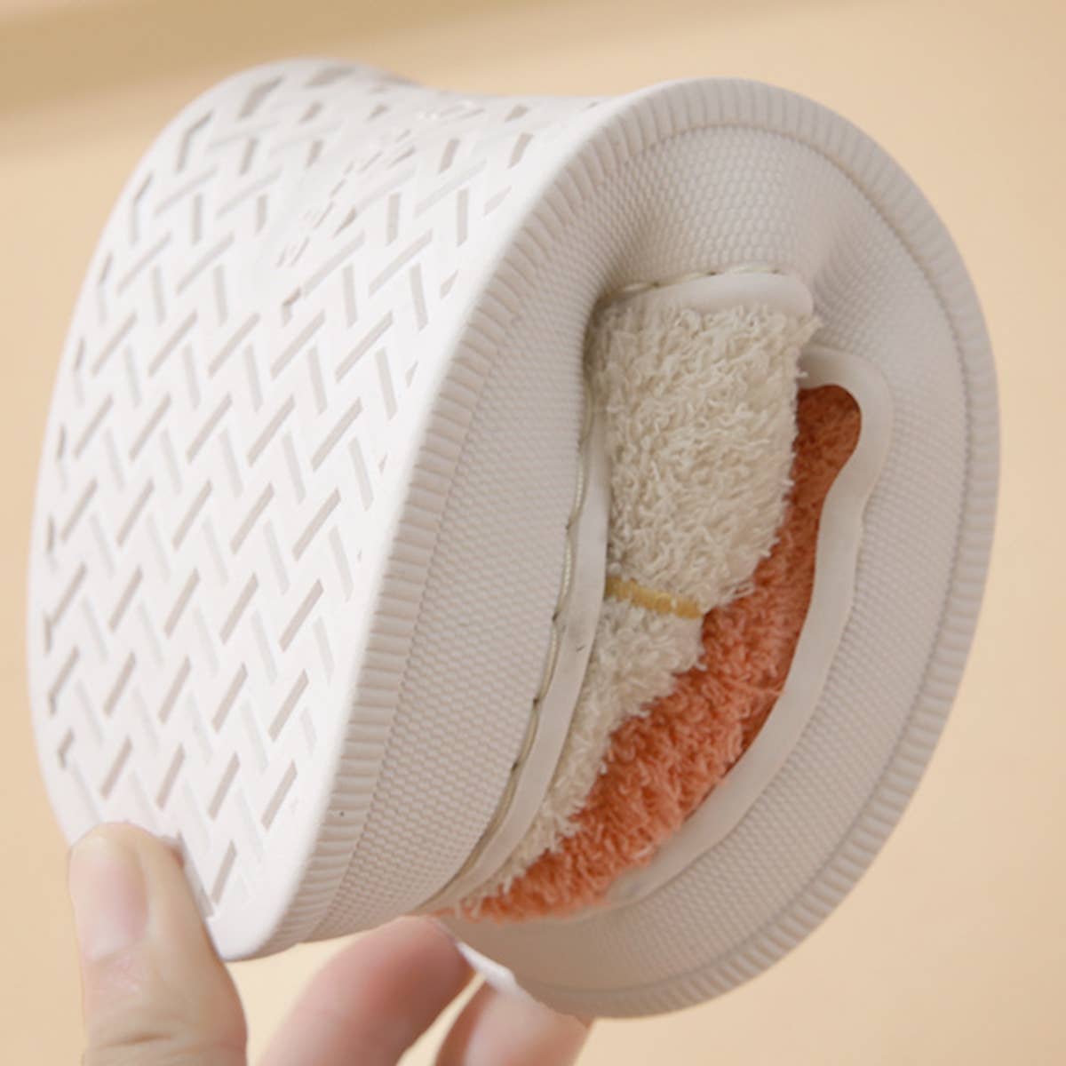 LEISURE NON SLIP SPLICING COTTON SLIPPERS_CWSHS0323