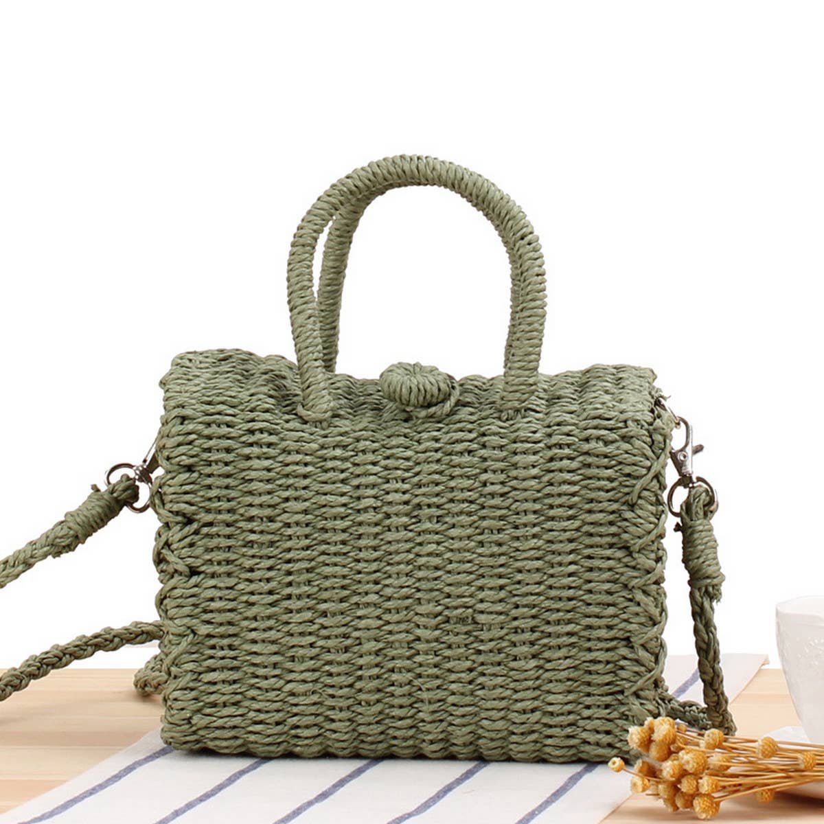 Two-Purpose Casual Woven Bag_Cwab2104