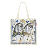 HEART SADDLE CANVAS TOTE BAG FOR WOMEN_CWAB5129