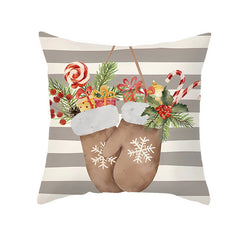HOME PRODUCTS STRIPE PRINT PILLOWCASE_CWMM1390