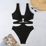 2024 NEW WOMEN SOLID COLOR ONE PIECE SWIMSUIT_CWMW0286