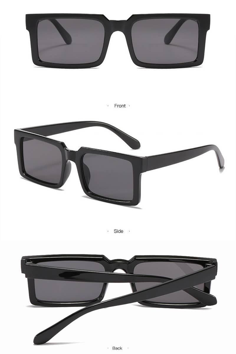 BASIC SIMPLE SQUARE SUNGLASSES_CWASG0089