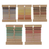 10 PIECE GRADIENT COLOR PALETTE HAIR SCRUNCHIES_CWAHA2717