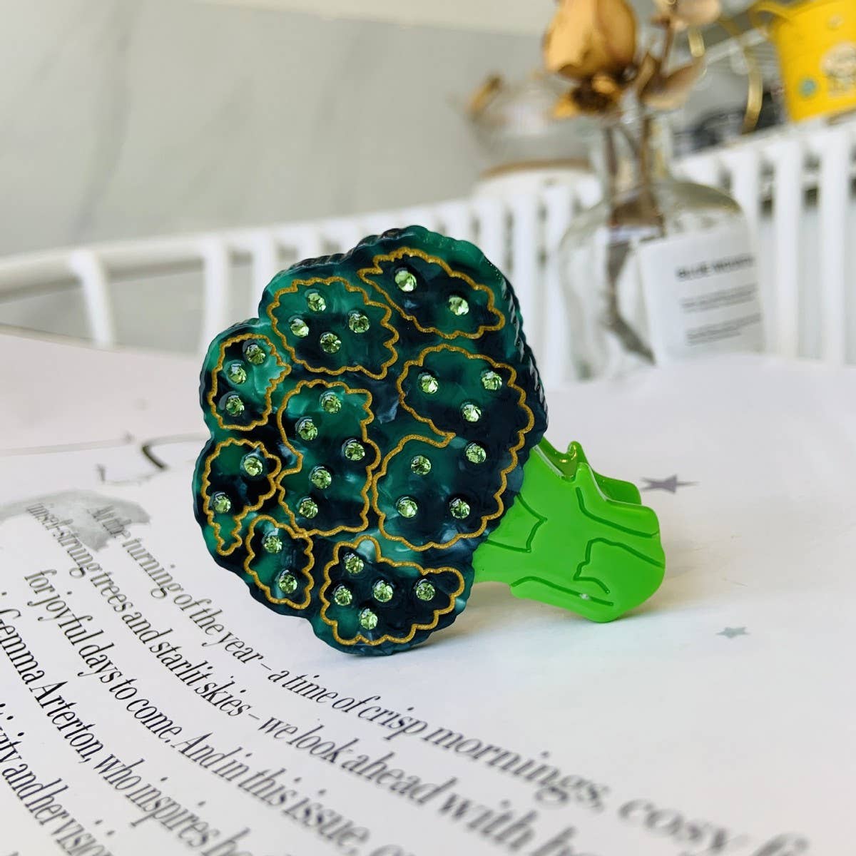 Cwaha1543_Funny Vegetable Hair Claw Clip