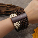 RETRO POPULAR COCONUT SHELL BRACELET_CWMM4421