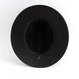 Vintage Felt Flat Brim Panama Hat_Cwah1896