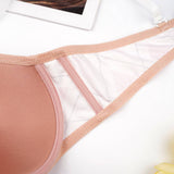 Women Fashion Pink Gathered Bra_Cwmu0154