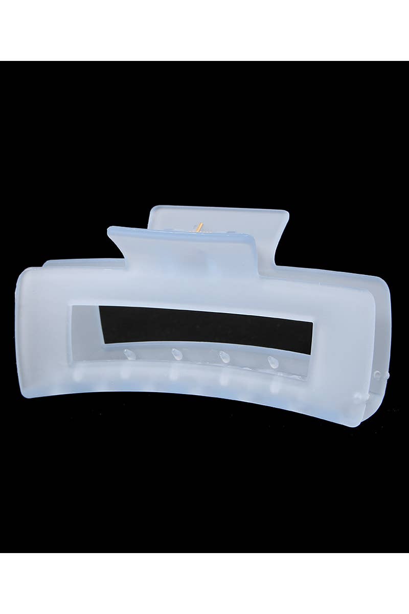 SUMMER JELLY HAIR CLAW AVOCADO GREEN MATTE CLIP_CWAHA0093