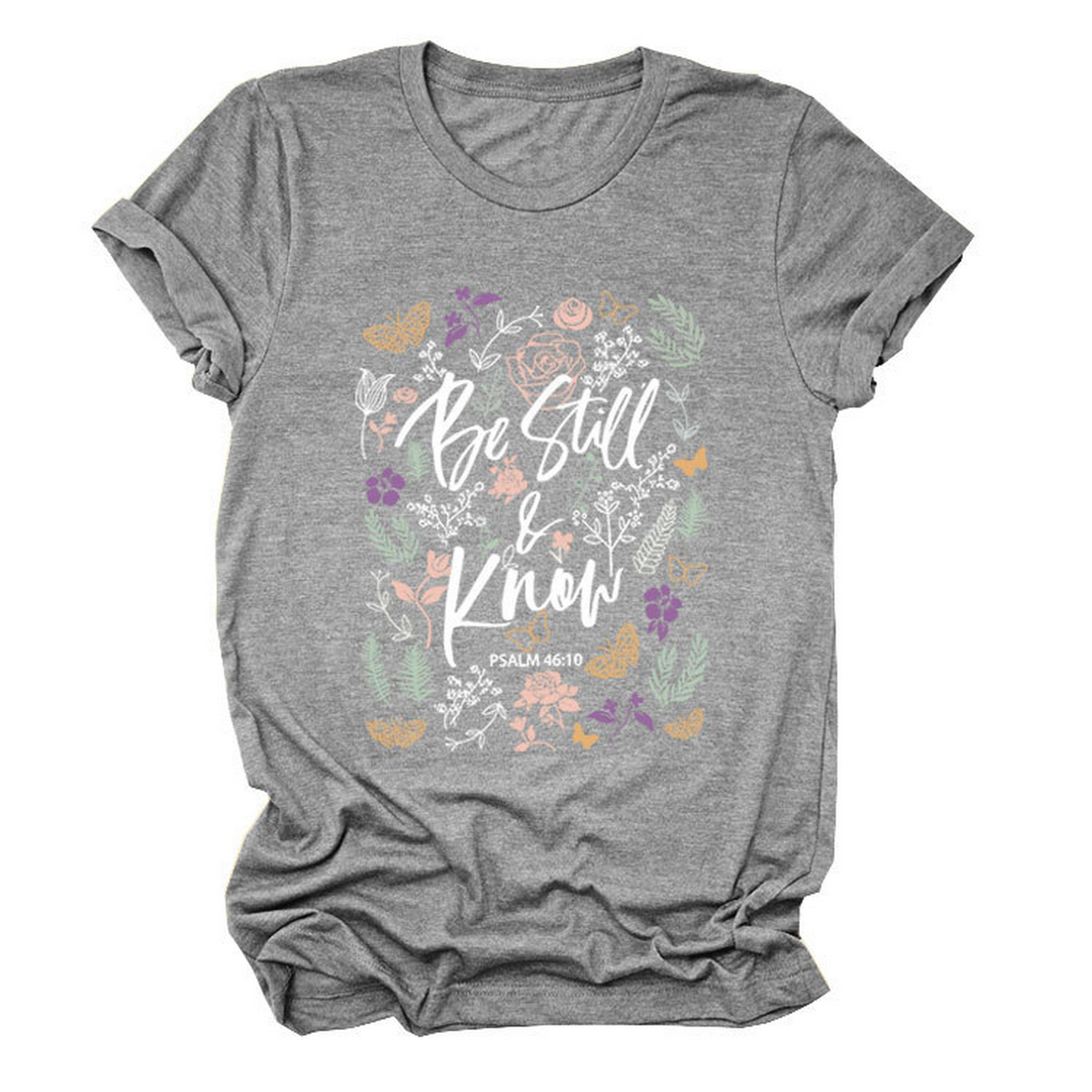 Womens Faith Tee, Be Still And Know_Cwtts1480