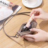 PORTABLE LEATHER WRIST NECK WALLET STYLISH_CUAB00382