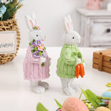 Cute Resin Easter Bunny Tabletop Decoration_Cwmm9914