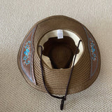 SUMMER RETRO FASHION JAZZ STRAW HAT_CWAH3449