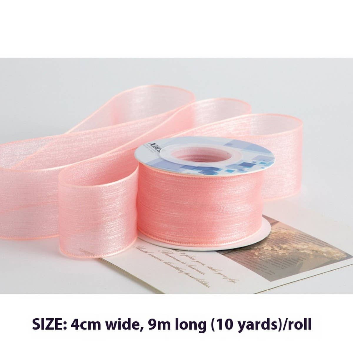 DIY BOW HAIR ACCESSORIES SNOW YARN RIBBON_CWMM5776