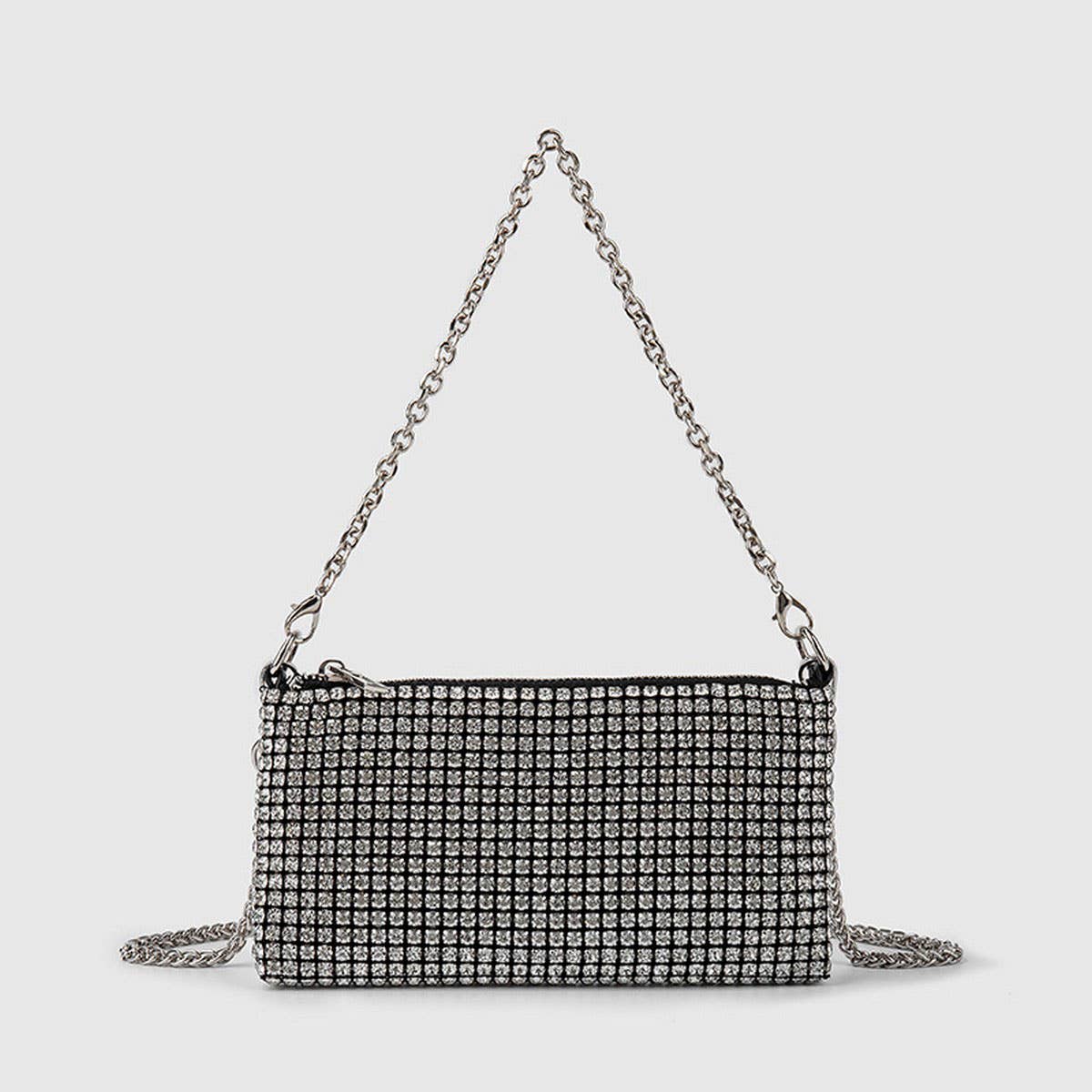 TEMPERAMENTAL ALL MATCH RHINESTONE EVENING BAG_CWAB3585