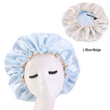 Trendy Double Layer Satin Nightcap_Cwah1481