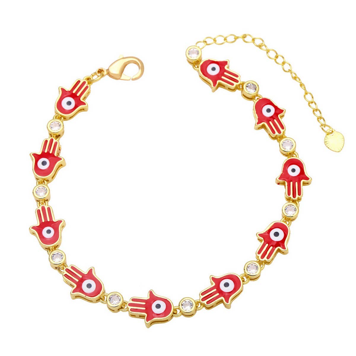 FASHION BOHEMIAN COLORFUL OIL DROPPING BRACELET_CWAJE0890