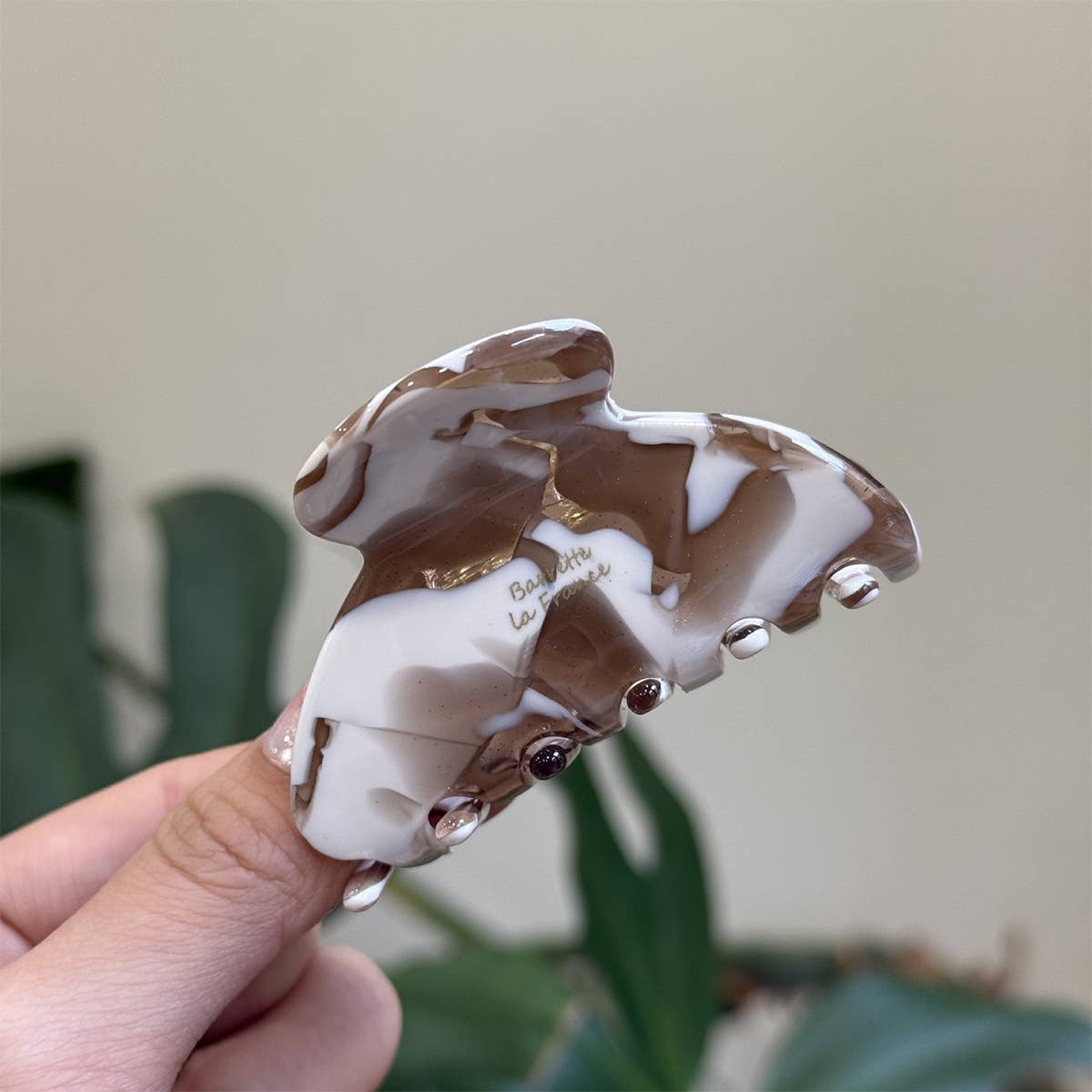 FLORAL ACETATE YUANBAO HAIR CLAW CUTE DAILY CLIP_CWAHA2160