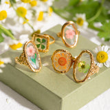 ROUND PRESERVED DRIED FLOWER RING_CWAJE1777