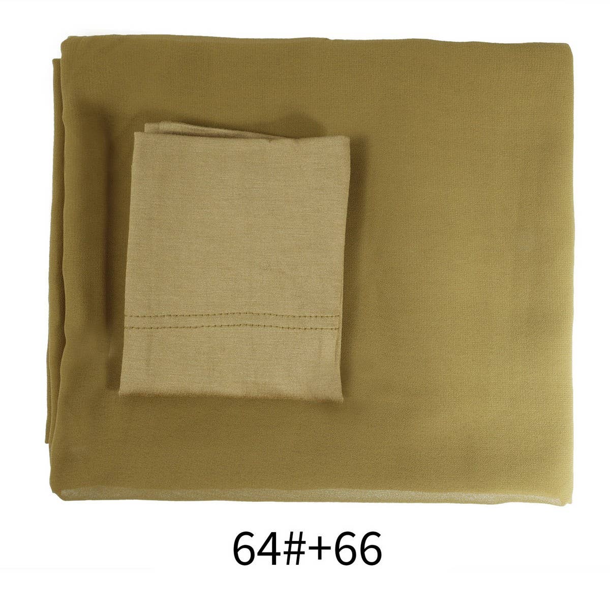 Two-Piece Chiffon Shawl And Headscarf_Cwasc2424