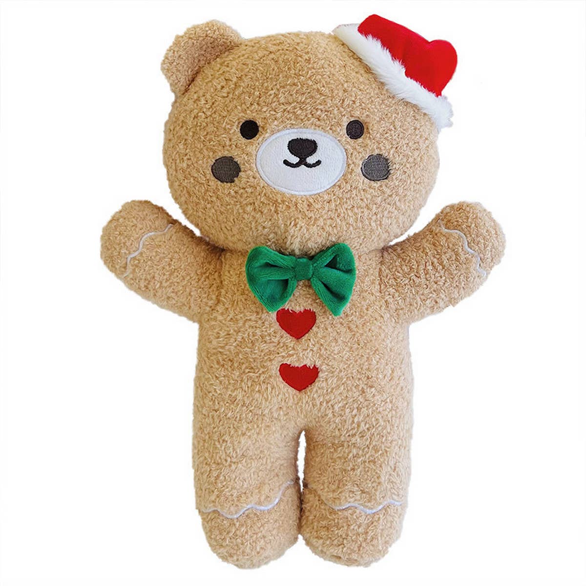 CUTE BEAR DOLL PILLOW WITH SANTA HAT_CWMM1446