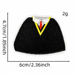 BLACK AND GOLD GRADUATION SEASON EMBROIDERED PATCH_CWMM4057