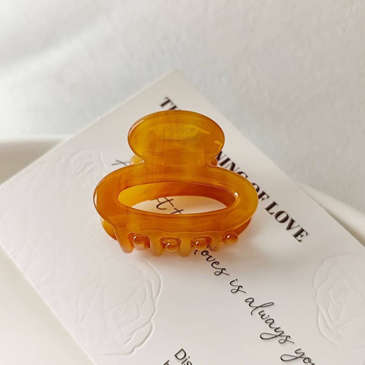 Summer Acetate Hair Claw ? Vintage Half-Up Clip_Cwaha07247