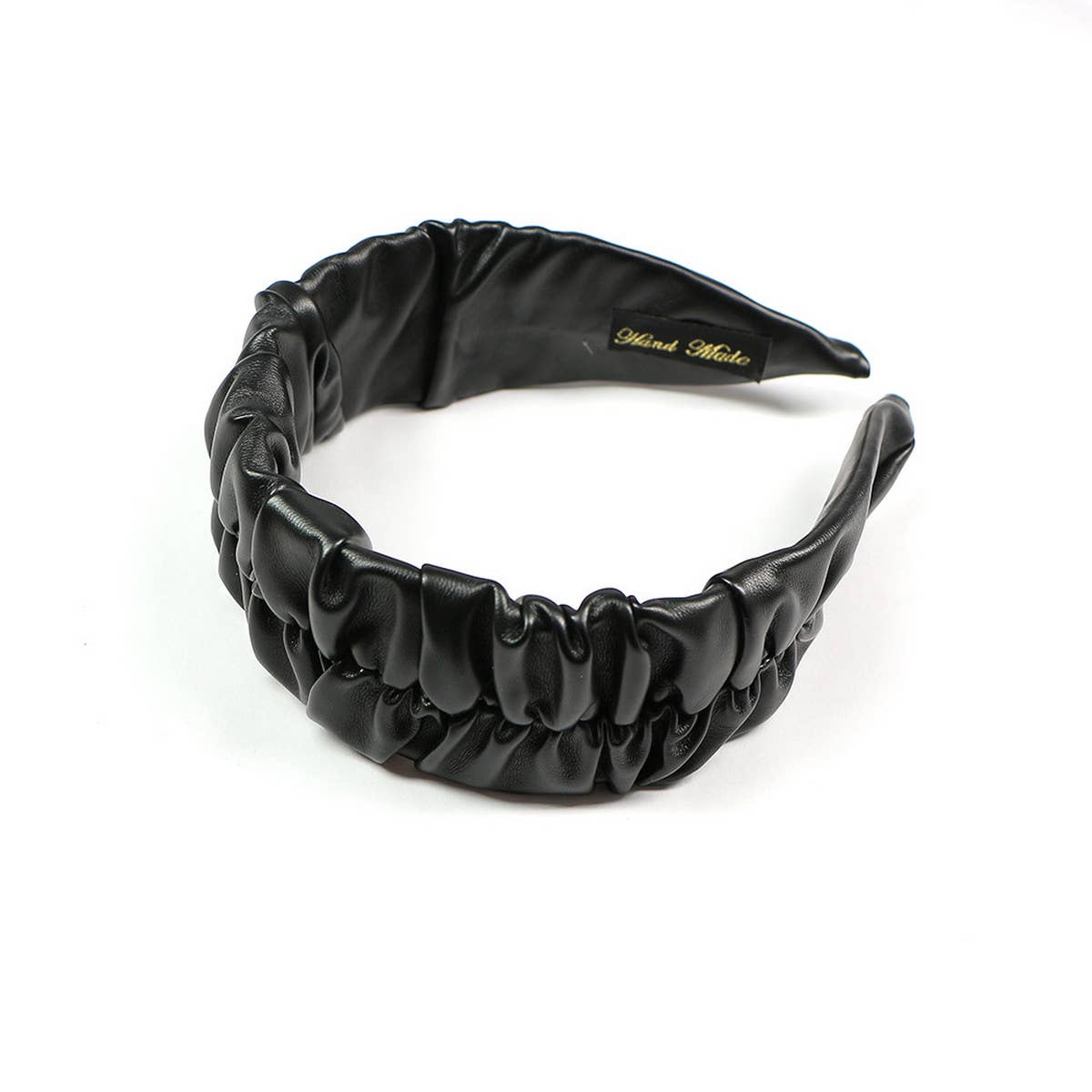 RETRO WIDE BRIMMED PLEATED HEADBAND_CWAHA0980
