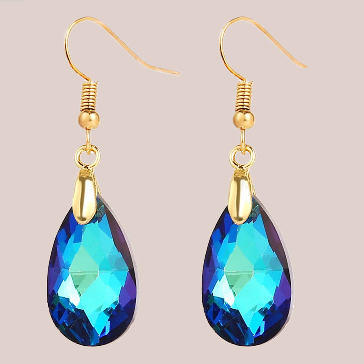 Water Droplet  Decor Drop Earrings