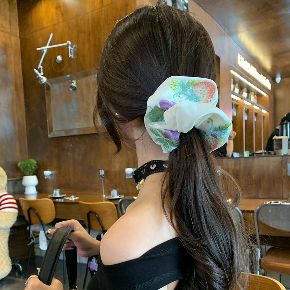 HEAVY EMBROIDERY SATIN HAIRBAND HAIR ACCESSORIES_CWAHA3696