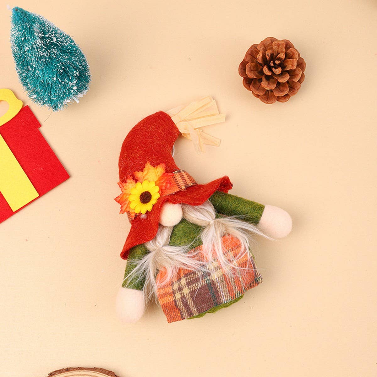 THANKSGIVING FACELESS OLD MAN DOLL ORNAMENTS_CWMM2852