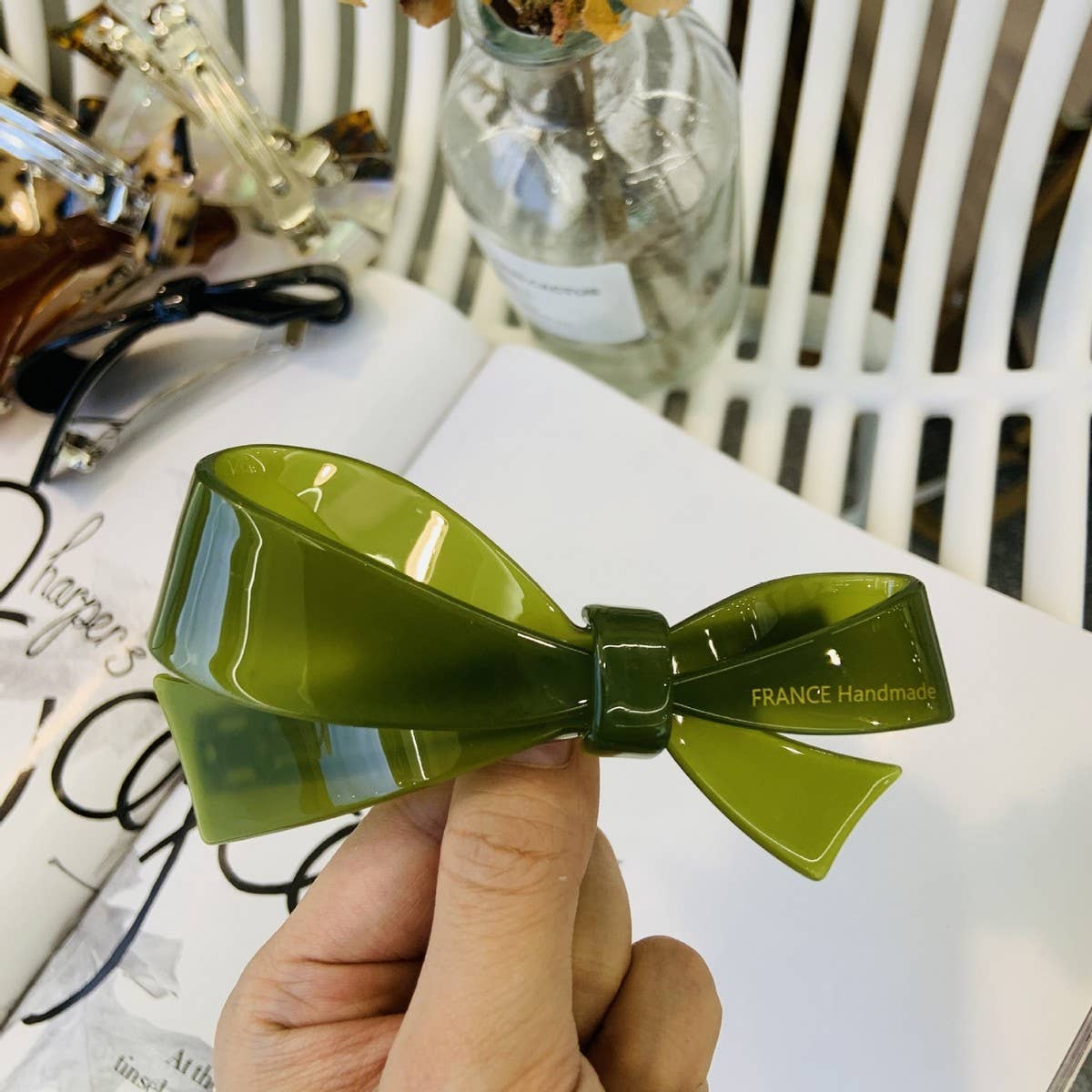 Cwaha1521_Summer 3D Bow Hair Clip