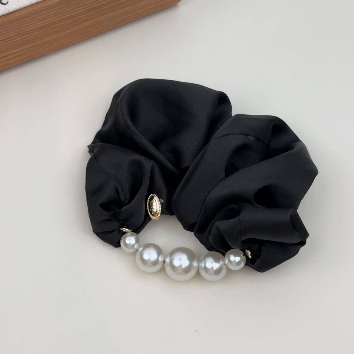 PEARL HAIRBAND LARGE SATIN HAIRBAND_CWAHA3965
