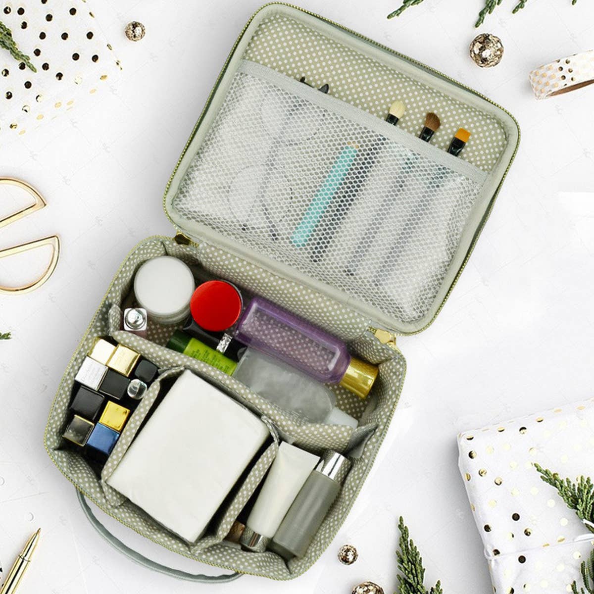 PORTABLE LARGE CAPACITY COSMETIC BAG_CWAB1088