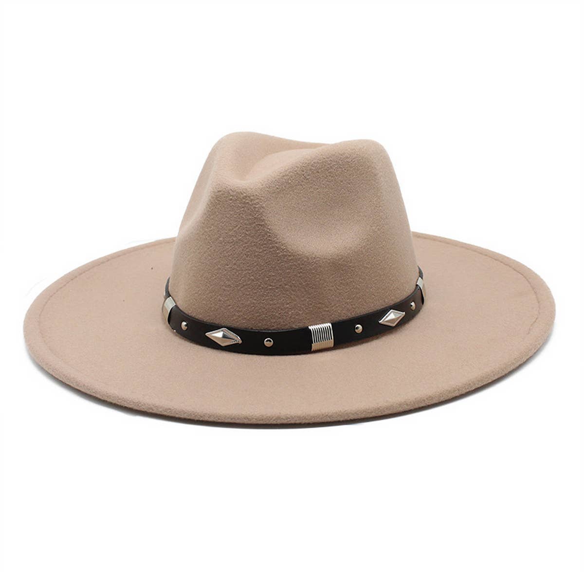 Women Fashion Casual Big Felt Hat Jazz Hat_Cwah0843