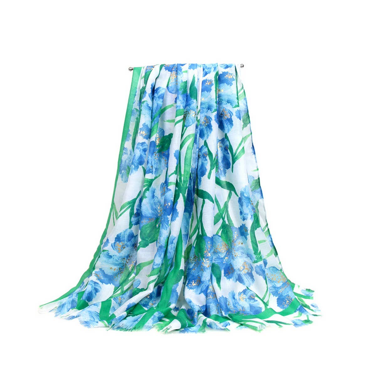 FLORAL SCARF LIGHTWEIGHT BEACH WRAP FOR WOMEN_CWASC0679