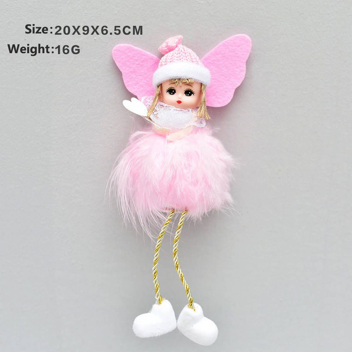 CUTE FEATHER ANGEL CHRISTMAS TREE ORNAMENT_CWAJE05398