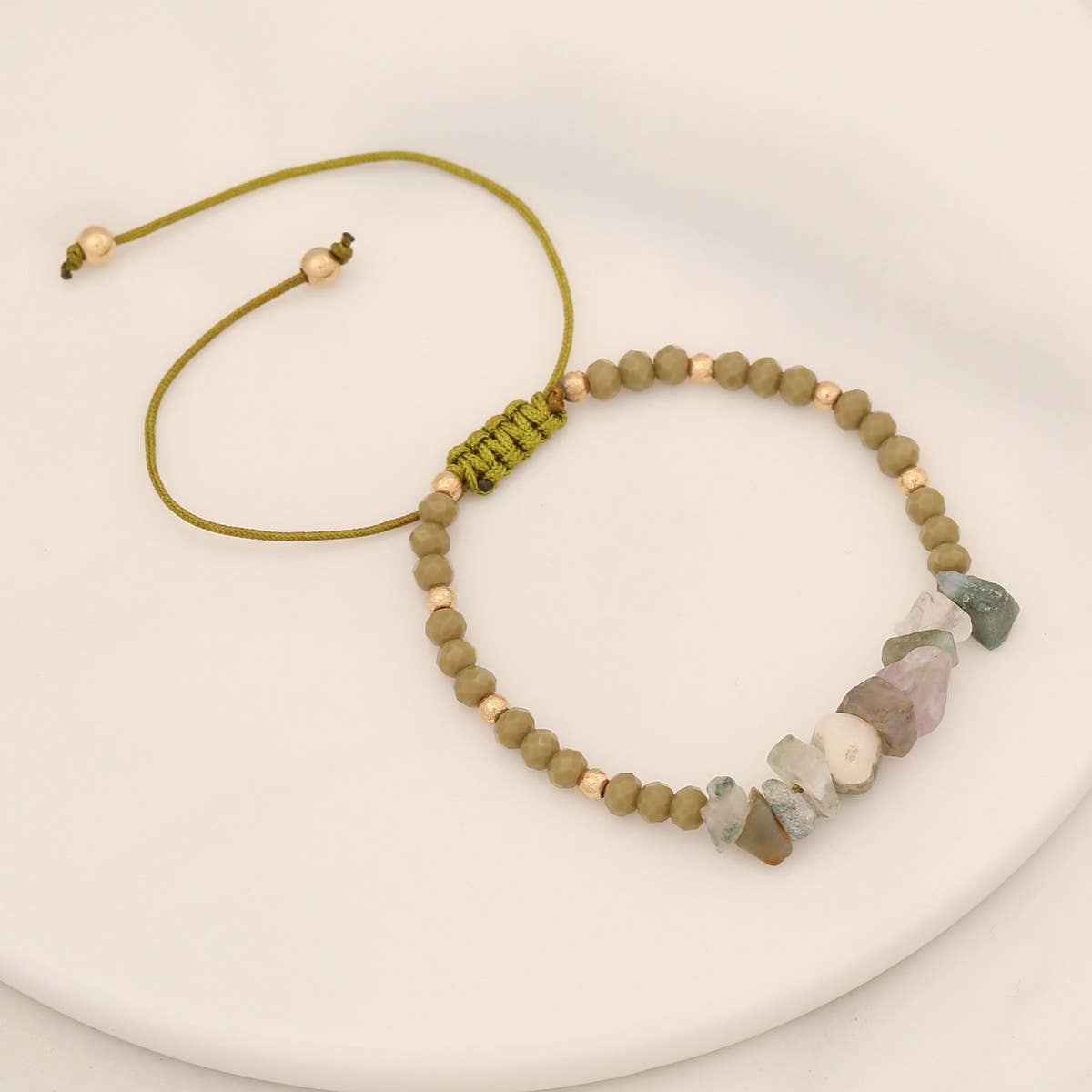 HAND WOVEN NATURAL STONE BRACELET_CWAJE0648