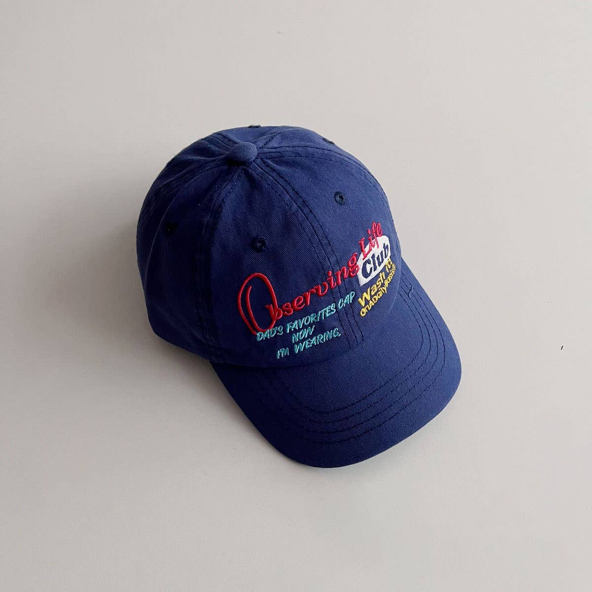 CHILDRENS STYLISH EMBROIDERED BASEBALL CAP_CWAH2883