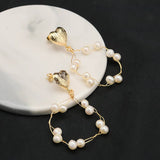 NEW SIMPLE HIGH END NATURAL PEARL EARRINGS_CWAJE3817